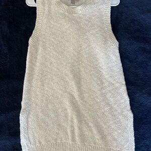 LOFT Cream Knit Sweater